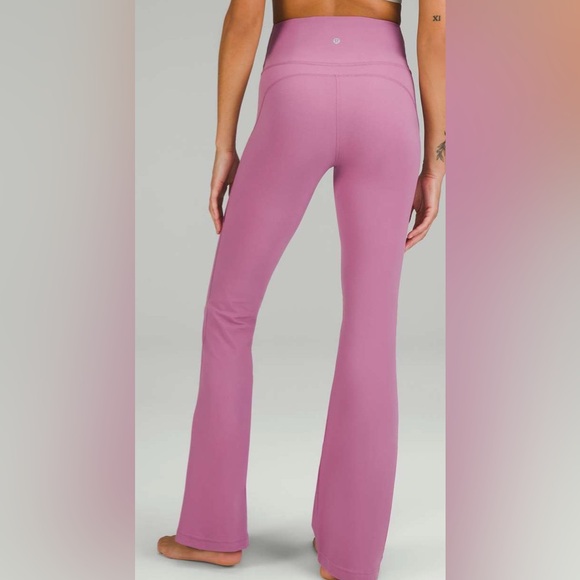 lululemon athletica Pants - Lululemon Groove Super-High-Rise Flared Pant Nulu Velvet Dust Sz 0 ✨ Retail $118